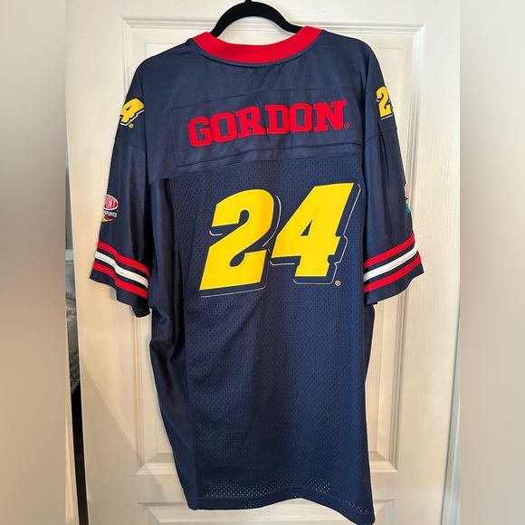 Chase Authentics Jeff Gordon #24 Stitched Football Jersey - Picture 2 of 8